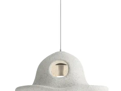 Office pendant light Low-poly 3D model