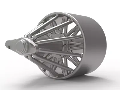 SWANGA WHEEL 3D MODEL 3D print model
