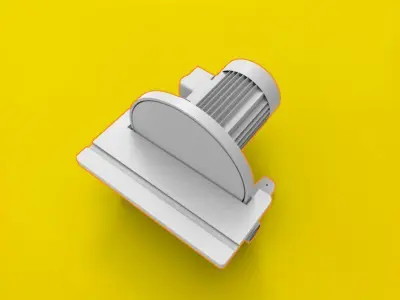 plate grinding machine 3D print model