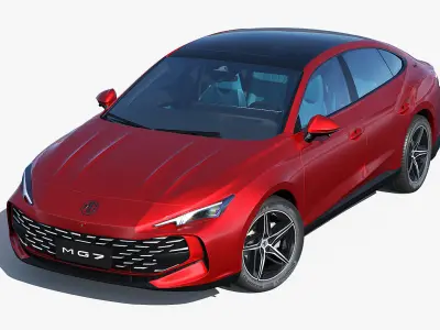 2025 MG7 with interior 3D model