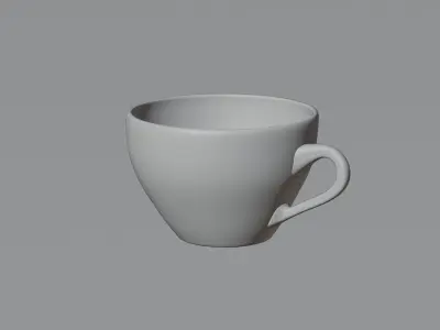 CUP OF WATER Free 3D model
