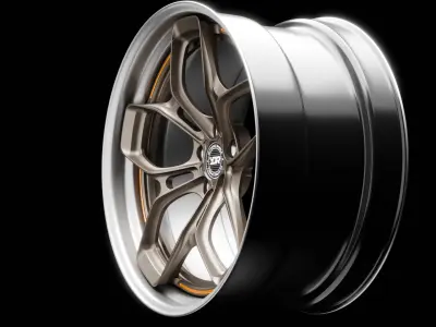 DL05-M  High Poly Alloy Car Rim for Renders and Visualization 3D model