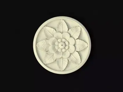 rosette flower 3D model purchase