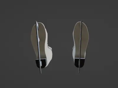 Current Ice Skate Low-poly 3D model purchase