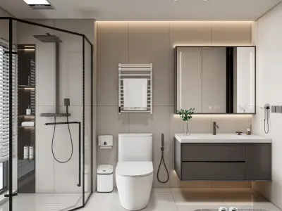 Bathroom 108 3D model