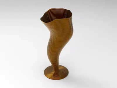 Tornado Vase 3D model