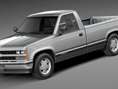 Chevrolet Silverado C1500 Regular Cab 1988-1999 3D model