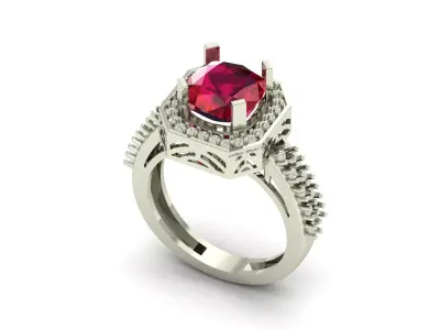 Stone Ring 3D print model purchase