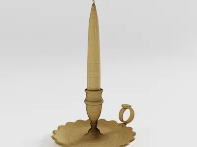 Victorian Chamberstick 3D model