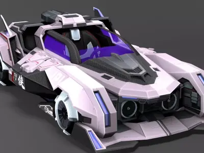 Race Car 3d Model  3D model