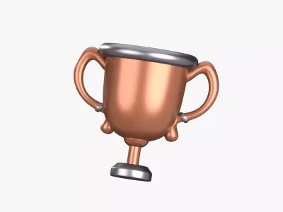 Trophy 3D Illustration 3D model