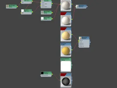 HM Stoneware Vase 2 - Light Beige - Decorative Vase 3D model