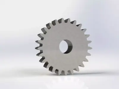 Parametric Spur Gear 3D Model  3D print model