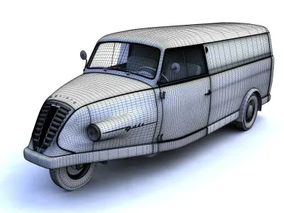 GOLIATH GOLI KASTENWAGEN 1955 3D model