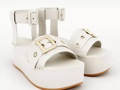Wedge Sandal 3D model