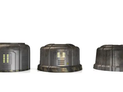 Rocket engines 3D model