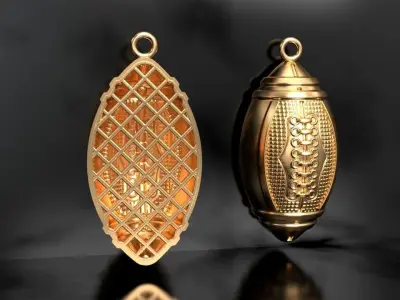 Rugby Ball American Soccer Ball 3D print model