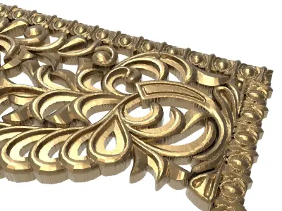 decorative pattern ready for 3D printing 3D model 35