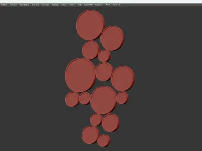 Abbyson Michelle Wall Mirror Low-poly 3D model