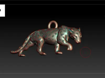 Panther Pendant  3D print model