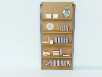 Book Shelf 3D model purchase