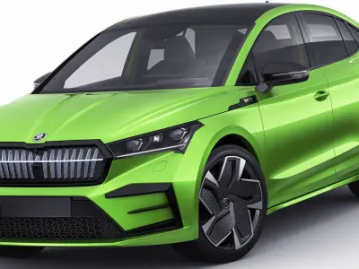 Skoda Enyaq Coupe RS iV 2022 3D model
