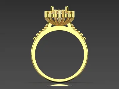 woman ring jr00170 3D print model