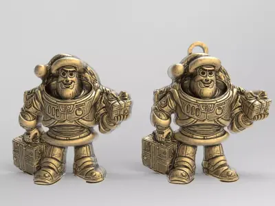 christmas toy story buzz decor  3D print model