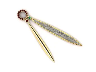 The Sun Dancer Pendant jewelry 3D model - for Her 3D print model