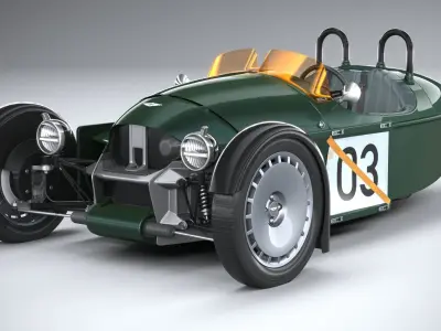 Morgan Super3 2023 3D model