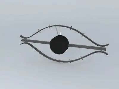 Eye clock - Designer George Nelson Free 3D model