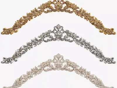 Classic carved 242 3D model