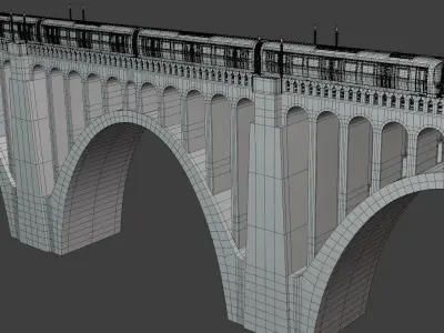 London underground viaduct II 3D model