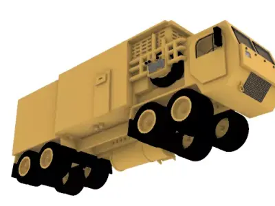 Mobile Steam Turbine Truck 2 Sci-Fi Energy 3D print model