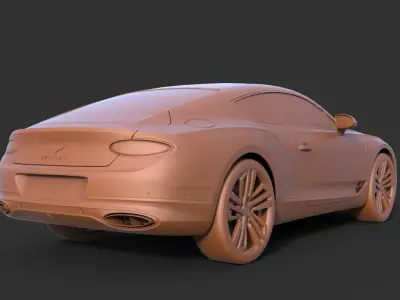 Bentley Continental 2018 3D print model