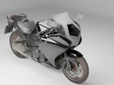 Honda Bike 1200f 3D model