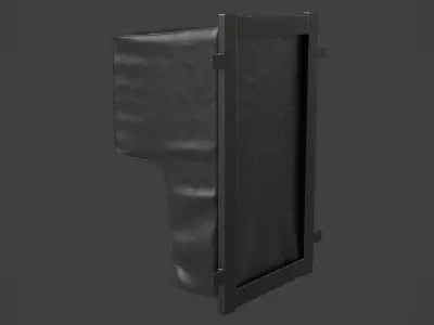 Punching Bag 9 Low-poly 3D model