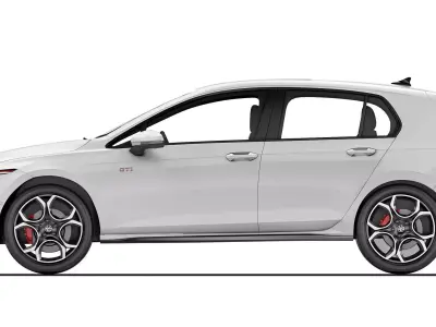 Volkswagen Golf GTI 2024 3D model