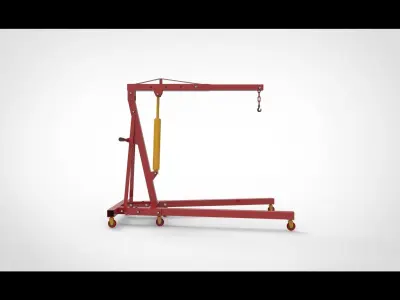 Engine Crane 3D model