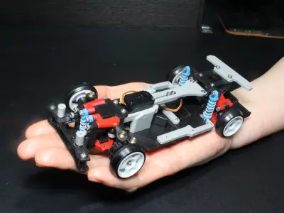  RWD drift chassis kit 3D print model