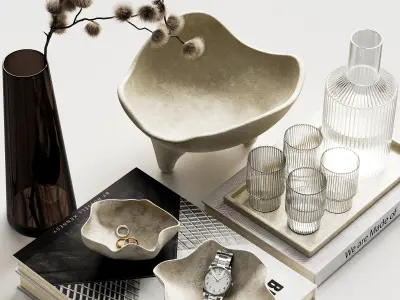 decorative set 41 3D model buy