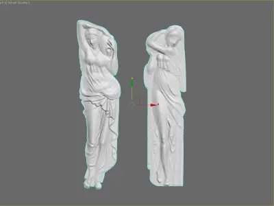 free 2 ornamental classic decoration 3d model kitbash vol 18 Free 3D model