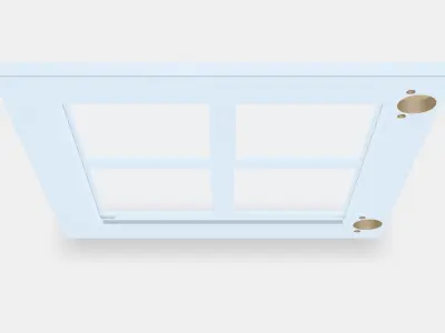 STENSUND Glass by 5 Low-poly 3D model