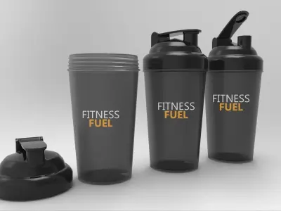 Sport Bottle Bidon 3D model