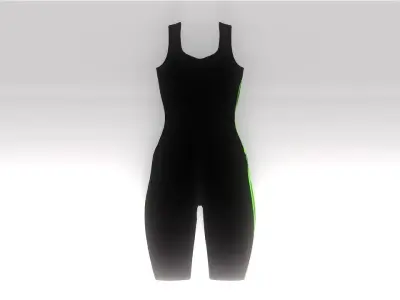 Fitness suit Low-poly 3D model