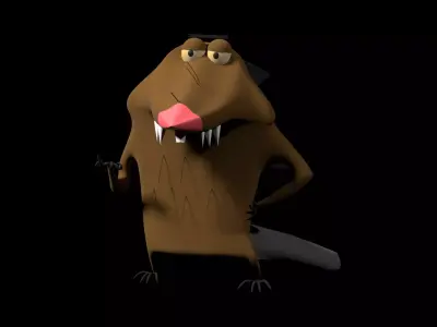 Beaver 3D model