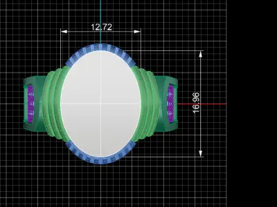 NEO MAN RING MODEL1 3D print model