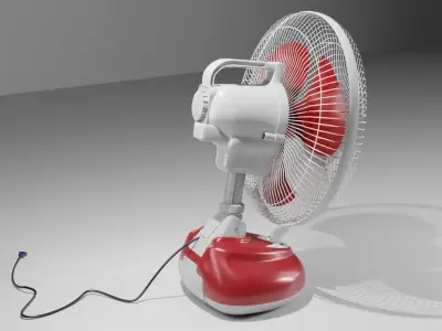 Rechargeable Table Fan  3D model