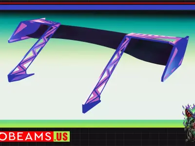 Spoiler Crescent 60 3D print model