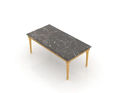 Rectangular emperador coffee table by Modenese 3D model